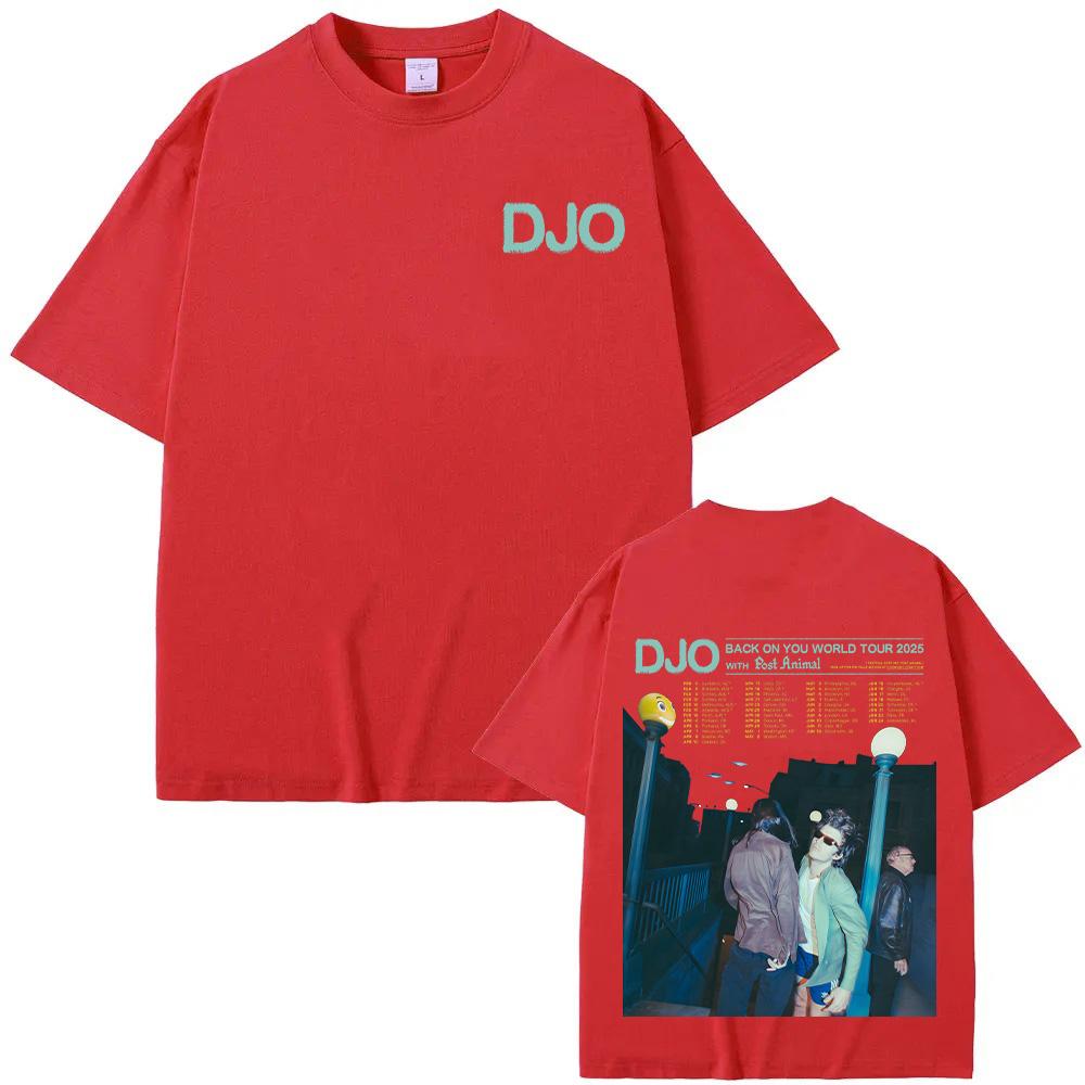 Djo Back On You World Tour 2025 T-shirts Joe Keery New Fans Gift Tee-shirt Unisex Oversized Cotton Streetwear Summer Casual Tops