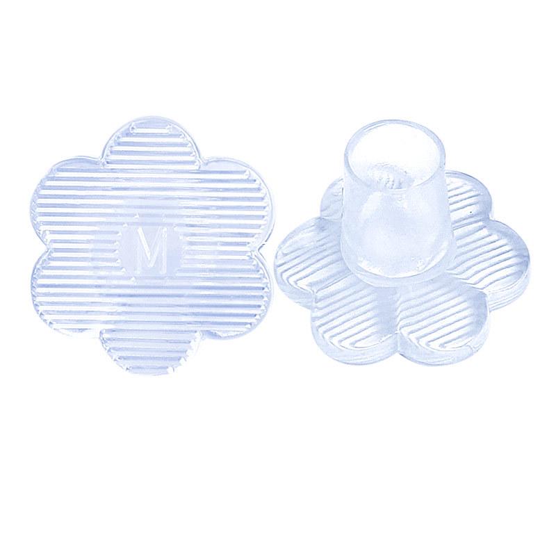 Floral Pattern Anti-Slip Silent Heel Protector for Ballet Shoes - Wear-Resistant TPU Material