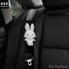 Authentic Wishing Rabbit Car Safety Belt Shoulder Pad Cover Car Interior Design Cute Doll Safety Belt Decoration New Car Gift