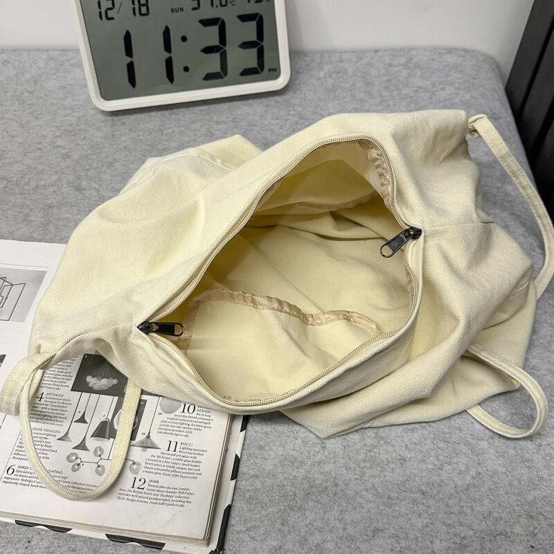 Vintage Canvas Large Capacity Crossbody Bag Men's Lightweight Shoulder Bag Women's Sports Bag