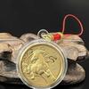Year Of Chinese Zodiac Horse Lucky Pendant Keychain Copper Feng Shui Wealth Key Ring Women Men Bag Charm Jewelry Gift