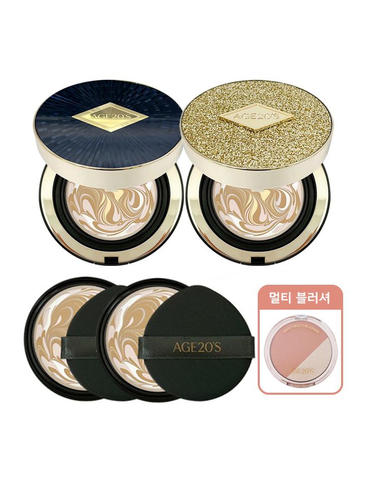 

Age 20 s Ampoule Essence Pack Luxe Gold Bone 2+Re 2+Blusher No. 21