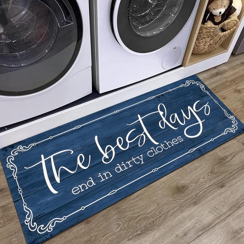 American Retro Personality Diatomite Carpet Household Kitchen Absorbent Floor Mats Bathroom Doorway Absorbent Floor Mats