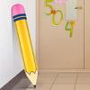 6 Pieces 27in Pencil Balloons Giant Pencil Blow Up Balloons PVC Large Photo Props For Back To School Kindergarten Preschool
