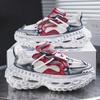Men'S Shoes Summer Breathable Mesh Shoes Hollow Tire Sole Thick Sole Heightening Versatile Sports Shoes
