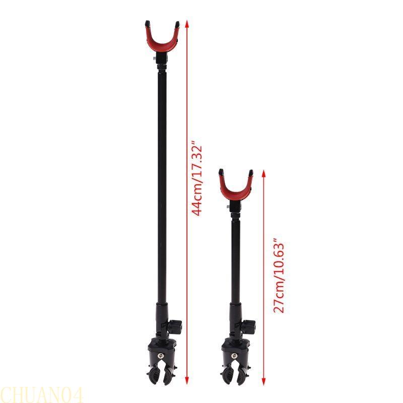 A1A2 Fishing Rod Holder Extend Stretched Pole Stand Carbon Fiber Telescopic Brackets