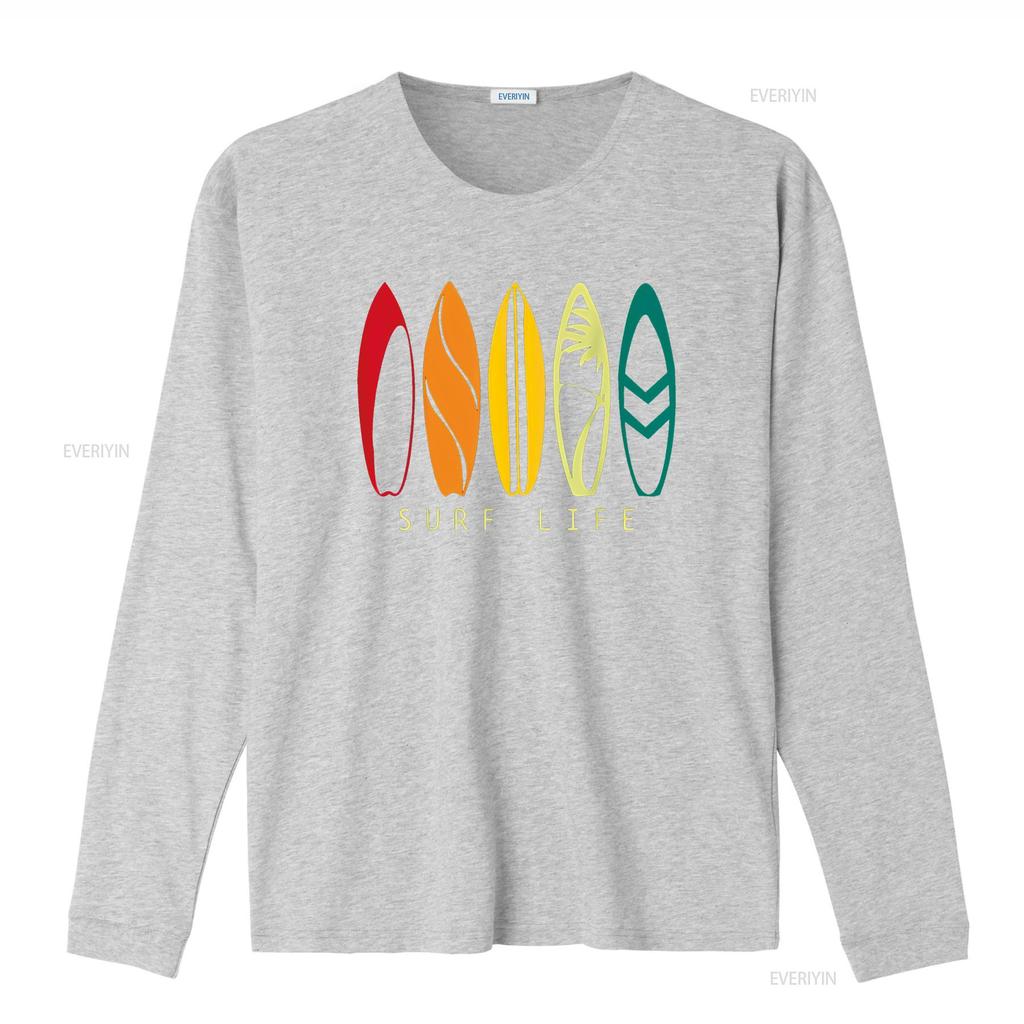Surf Life Vintage Surfing Retro Board Surfer T Shirt vintage Washed streetwear Stretched Versatile Top For Everyday Wear homme