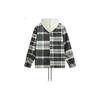 Li Ning Badfive Puffer Jacket Men's Gray Green Plaid AFMU003-2