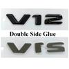 3D ABS Car Fender Badge ABS Stickers For Mercedes Benz V12 CL600 W140 M275 CL 500 S600 V12 Emblem Logo Sticker Badge Accessories