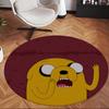 Adventure Time (5) Round Office Rug Decorative Floor Rug for Office Bedroom Living Room and Home Space