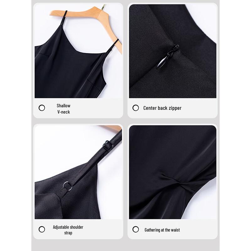 Women's Summer Thin Blazer & Sling Dress Two-Piece Set