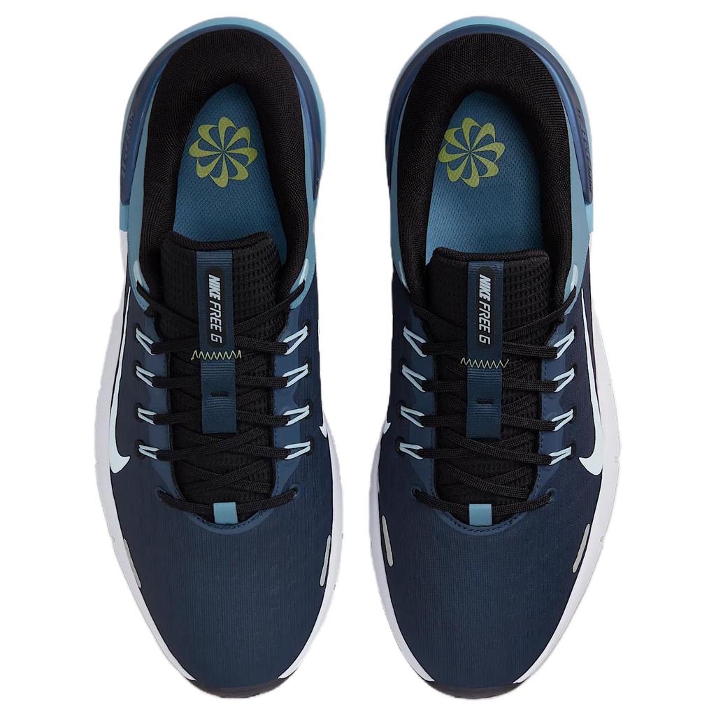 Nike Free Golf Next Nature Wide Armory Navy Unisex Sneakers Blue Black Glacier-Blue FQ7875-401