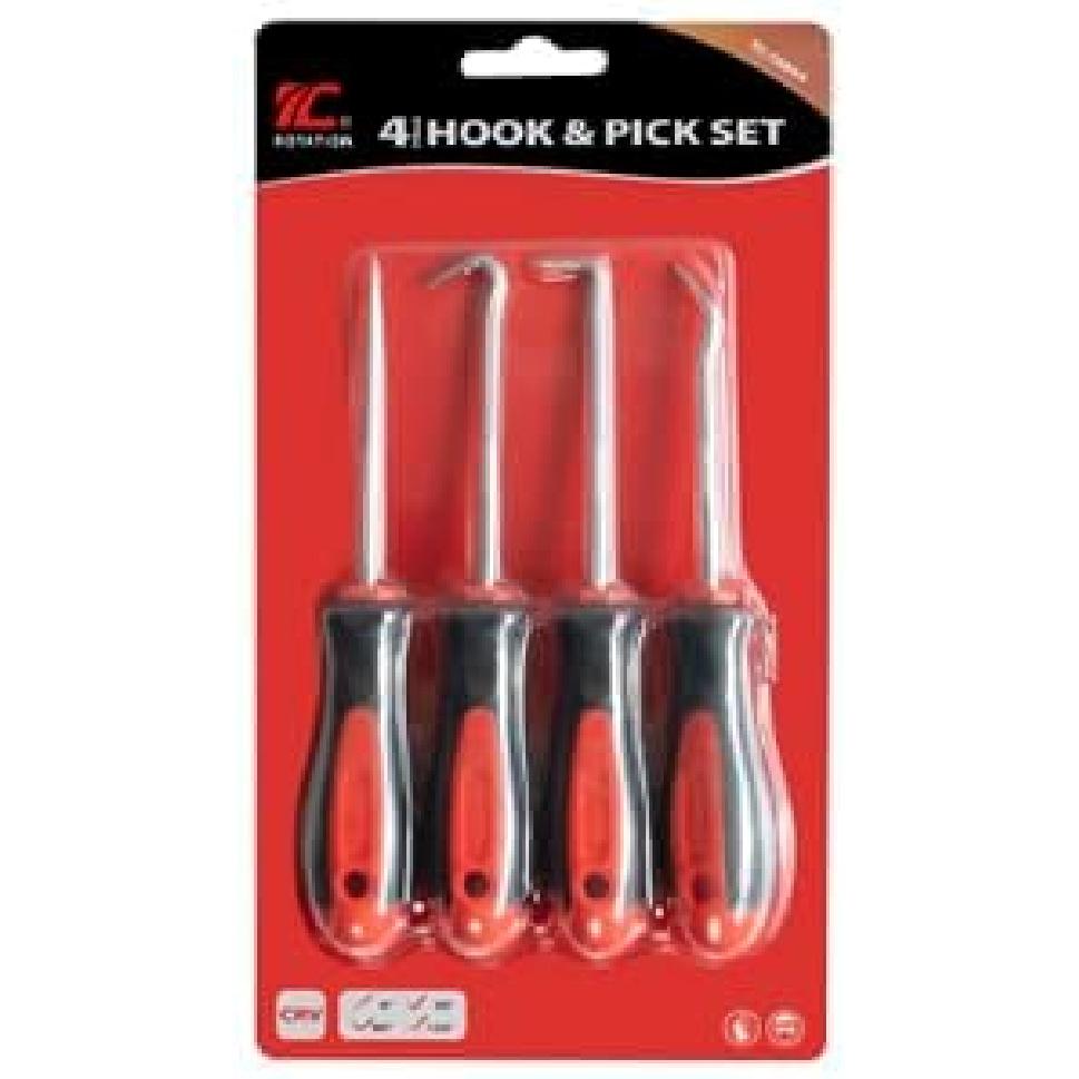ROTATION Precision Hook And Pick Set For Automotive | 4-Piece Hand Tools