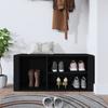Shoe Rack Black 100 X 35 X 45 Cm Engineered Wood