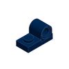 10PCS 11458 Modified 1 X 2 Featuring Pin Hole On Top Block Moc Hue Attachments Works With Brick DO-IT-YOURSELF Children's Toy