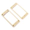 2Pcs Zinc Alloy Humbucker Pickup Mounting Ring Flat Hunmbucker Electric Guitar Pickup Frame Mounting Rings & Screws Kits