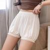 One-Piece JK Lace Lantern Shorts - Ice-Silk Pumpkin Pants, 3/4 Length, Protective Style, Wear Outside, Thin & Lightweight