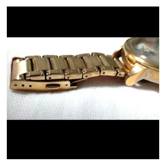 Used DIESEL Men's Watch Gold Analog Quartz (Battery Powered) No Accessories