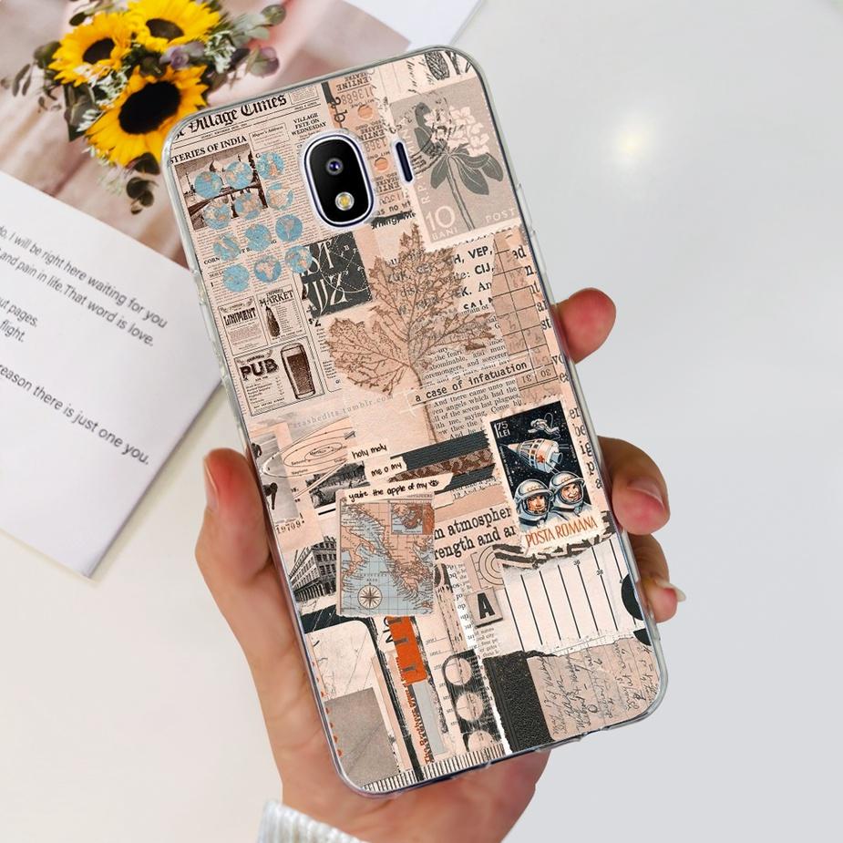 For Samsung Galaxy J4 2018 Case SM-J400F Luxury Clear Silicone Soft TPU Phone Case For Samsung J4 Plus J4+ J415F Back Cover Capa