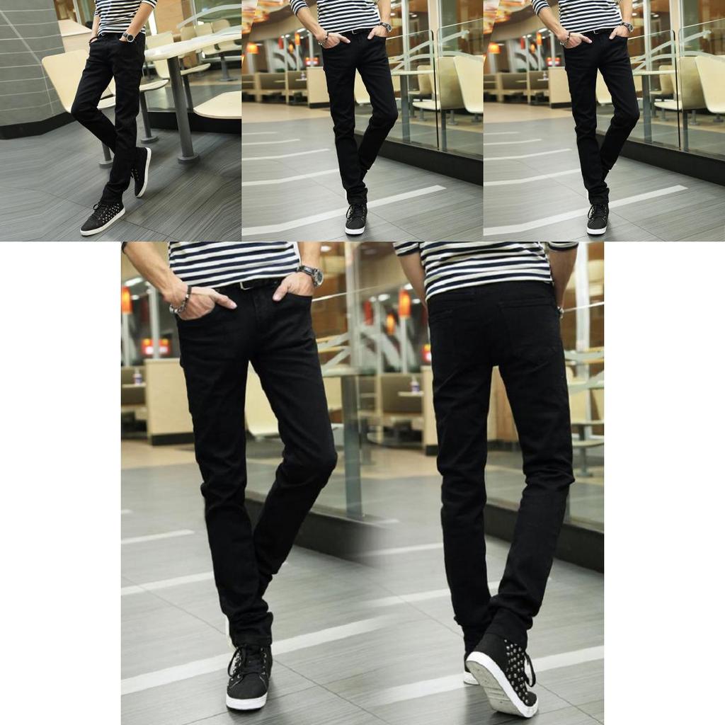 Black Jeans Cod Pants Pants Korean Casual Pants Men 2018 New Fashion Hot