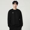 Li Ning Sweatshirts Unisex Black Crew Neck Moderate Regular AWDVG85-1