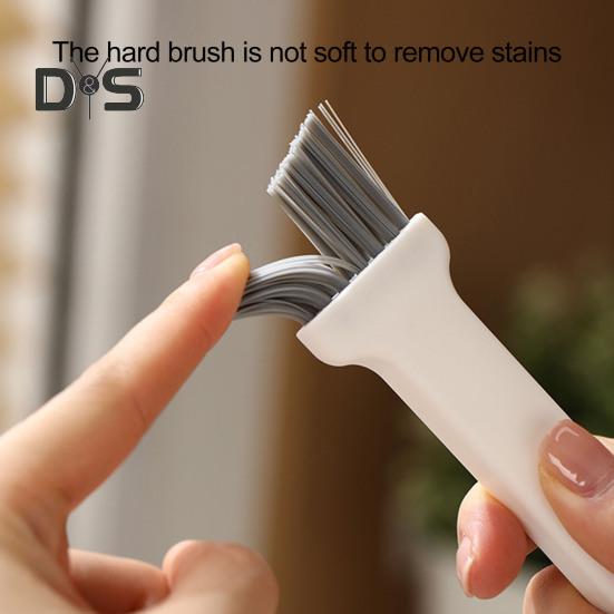 2-In-1 Cup Lid Gap Cleaning Brush with Slanted Bristles Water Bottle Cover Cleaner Brush Seal Remover Multifunctional Cup Lid Crevice Cleaning Tools