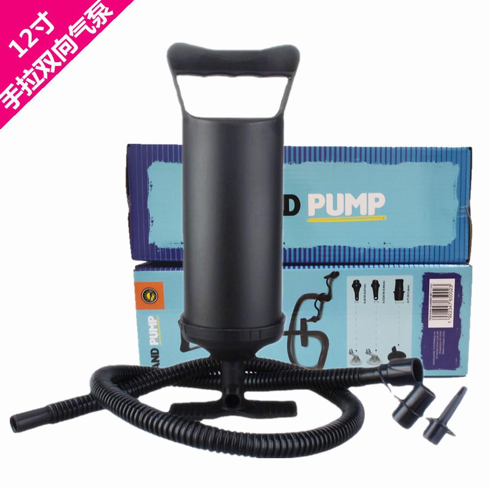 Portable 12-Inch Manual Outdoor Camping Air Pump