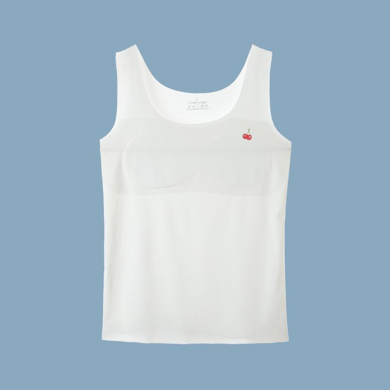 Girls' Anti-Nipple Show Vest: Long Wide-Strap Training Bra for Junior and Senior High School Students