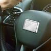 Madingas kvadratinis automobilio laikrodis Interjero dekoracija Lipnus elektroninis ventiliacijos spaustukas Laikrodis automobilio stiliaus kūrimui