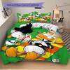 3pcs Duck Family Picnic Bedding Set Includes 1 Quilt Cover and 2 Pillowcases, Comfortable S038