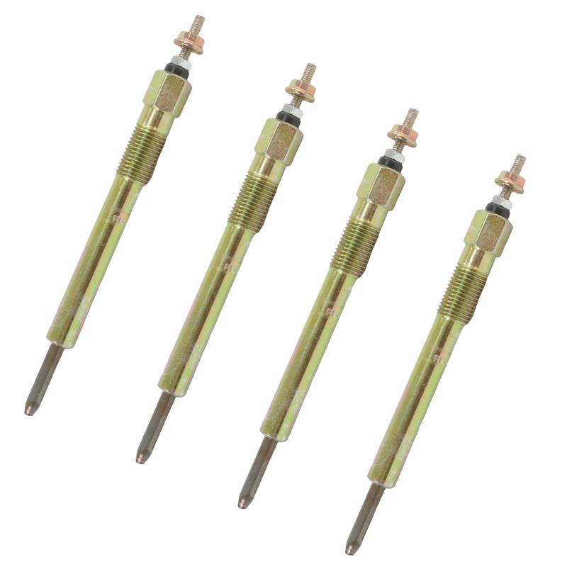 4pc 12V Glow Plugs set For Isuzu 4JB1 4JB1T 4JG1 4JG1T 4JA1 4JA1T Engine Sumitomo Kobelco SH60 Excavator NPR Truck 8-94133-759-9