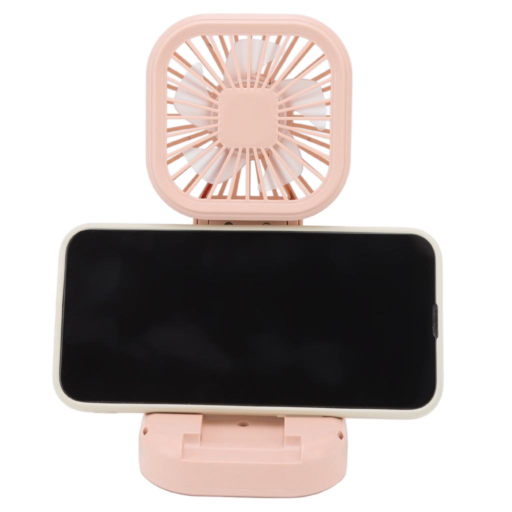 Ventilator Portabil Pliabil Viteză Vânt 3 Nivele Alimentat USB Reîncărcabil Rotativ de Mână Desktop Mic