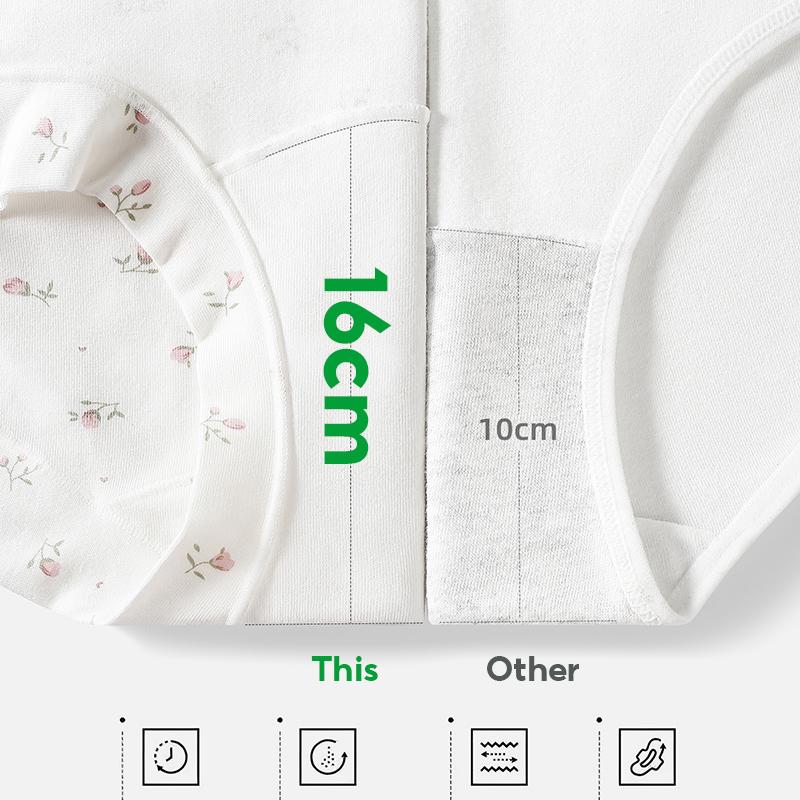 FallSweet 5Pcs/Set Cotton Panties Women Underwear Boyshorts Panties Seamless Comfortable Panty Cute Girls Underpants Ladies Lingerie