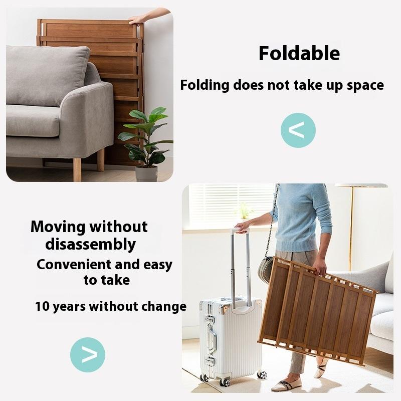 House Doorway Living Room Simple Shoe Rack Folding Portable 6 Floor 90cm Wide Bamboo Wooden Shoe Storage Organizer Rack Stands
