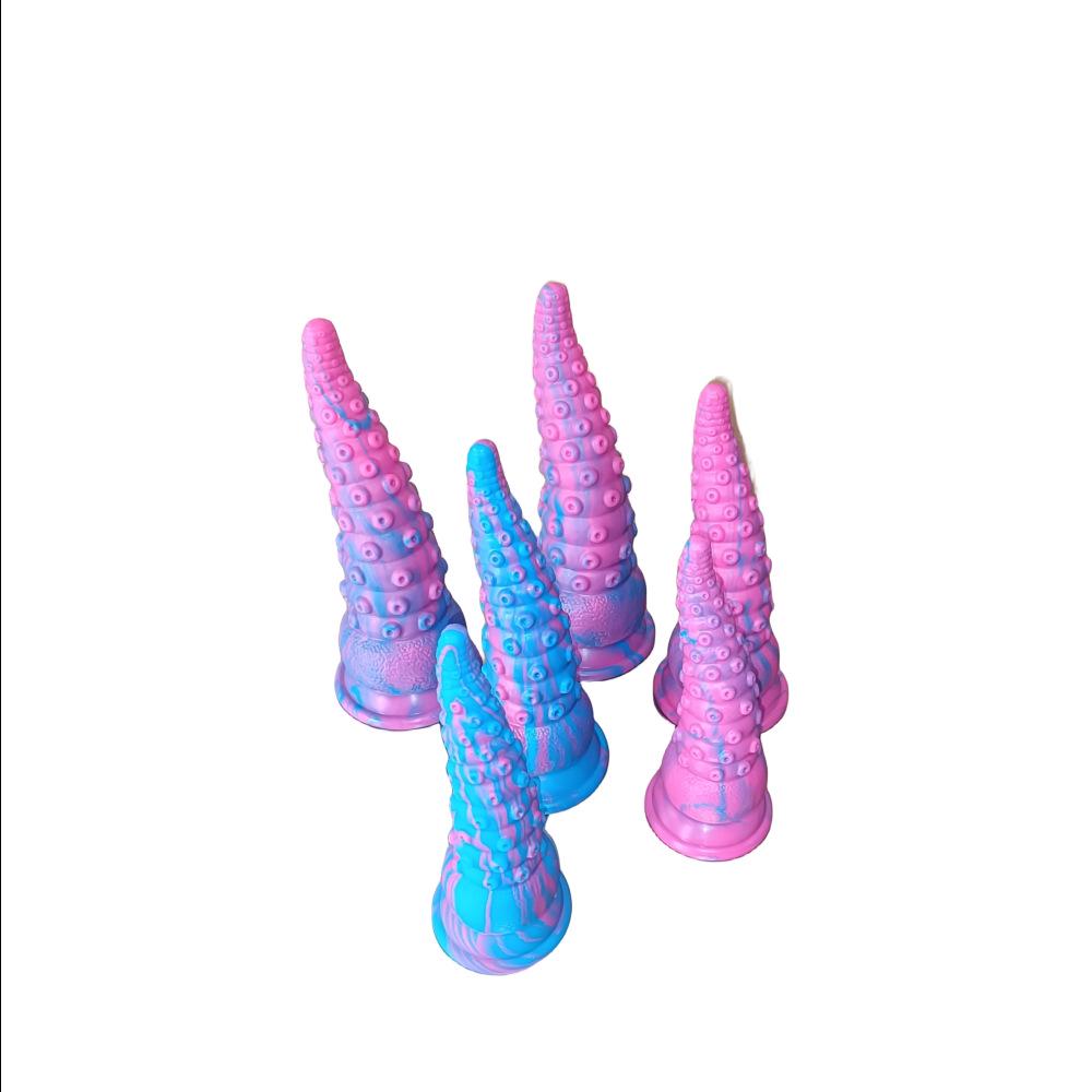 Doprava zdarma Velké silikonové chapadlo chobotnice dildo a anální kolík sexuální hračka