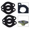 Flange Rubber Gasket for Circulator Pumps Compatible with For Valve Pipeline and Exhaust Pipe Gasket Multiple Packs