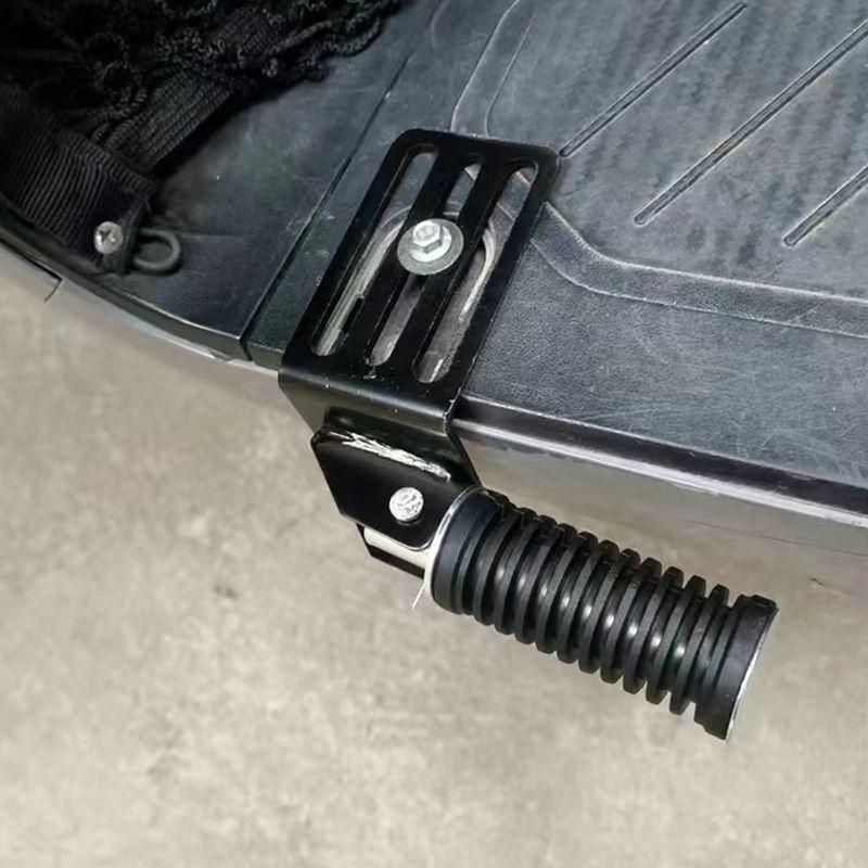 Faltbare Universelle Motorrad-Fußrasten 1 Paar Beifahrerfuß Anti-Rutsch Hängender Tritt Aluminiumlegierung Original-Bodenplatten-Teile