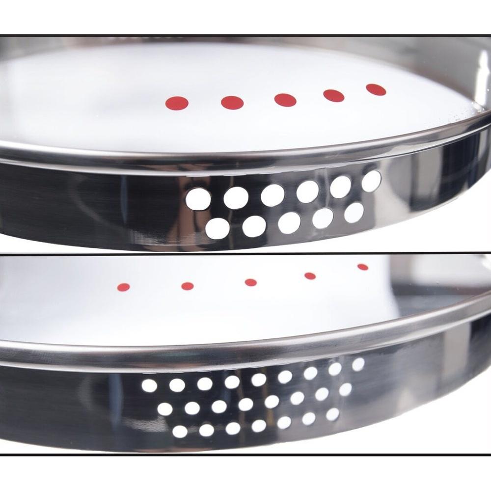 Granite pot with straining lid GRANDE 24 cm, 5.5 l