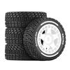 4PCS 60mm 1/14 High Grip On-Road Rally Tires Wheels For MJX 14301 14302 14303 14304 RC Car Upgrade Parts