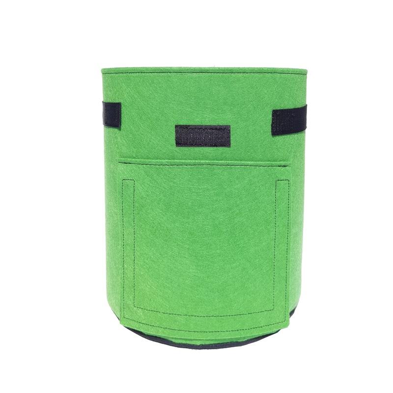 Sweet Potato Potato Planting Bag Green Thickened Felt Plant Planting Bucket Non-woven Flower Pot With Window