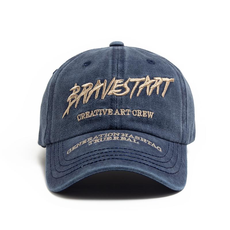 Fashion Women's Baseball Cap Embroidered Cotton Soft Top Men's Caps Casual Retro Travel Visor Hats Summer Sports Trucker Hat