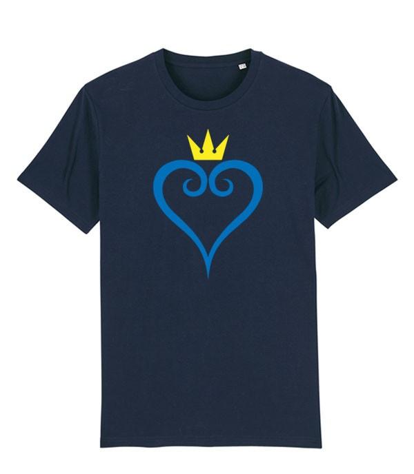 Kingdom Hearts Video Game Logo Symbol Gaming Unisexs Fit TShirt S