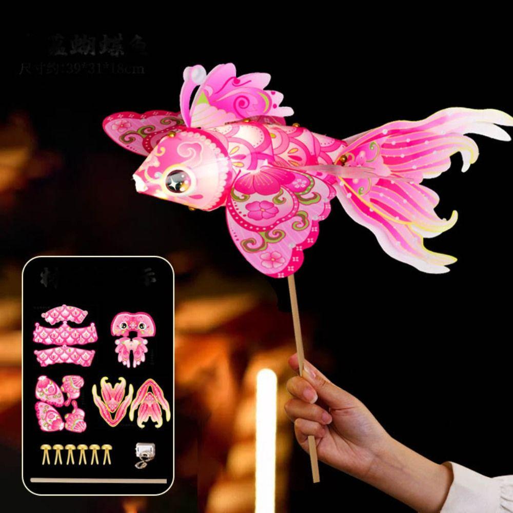 Waterproof Handheld  Fish Lantern DIY Handmade DIY Lantern Materials  Hanfu Accessories