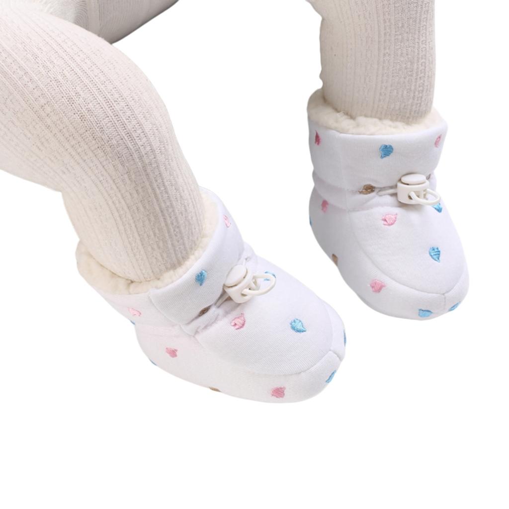 Infant Baby -Lined Soft Learning Walking Shoes for 0-12 Months Boys Girls Winter
