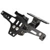 Motorcycle License Plate Bracket with LED Light Precise Shockproof Fit for 4in Base Road‑Legal Motorbike
