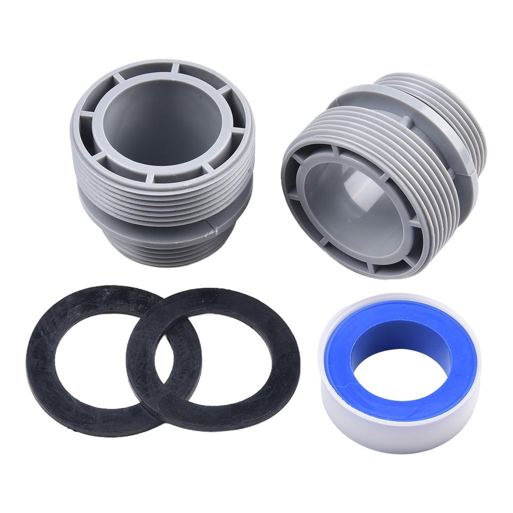 Hose To Inlet Outlet Adapter Conversion Kit for Intex Pools Connect 40mm Hose To 1 1/2 Inch Filter Convenient Solution