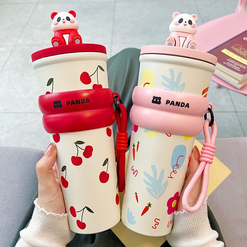 DOPINK 700ml Stainless Steel Insulated Straw Cup