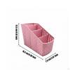 Slanted Stationery Organizer Stylish Design Desktop Storage Box Space Saving MultiCompartment