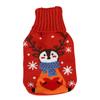 Hot Water Bottle Cute Cover Rubber Hot Water Bag for Hot Cold Compress Hand Feet Warmer Neck and Shoulder Pains Relief