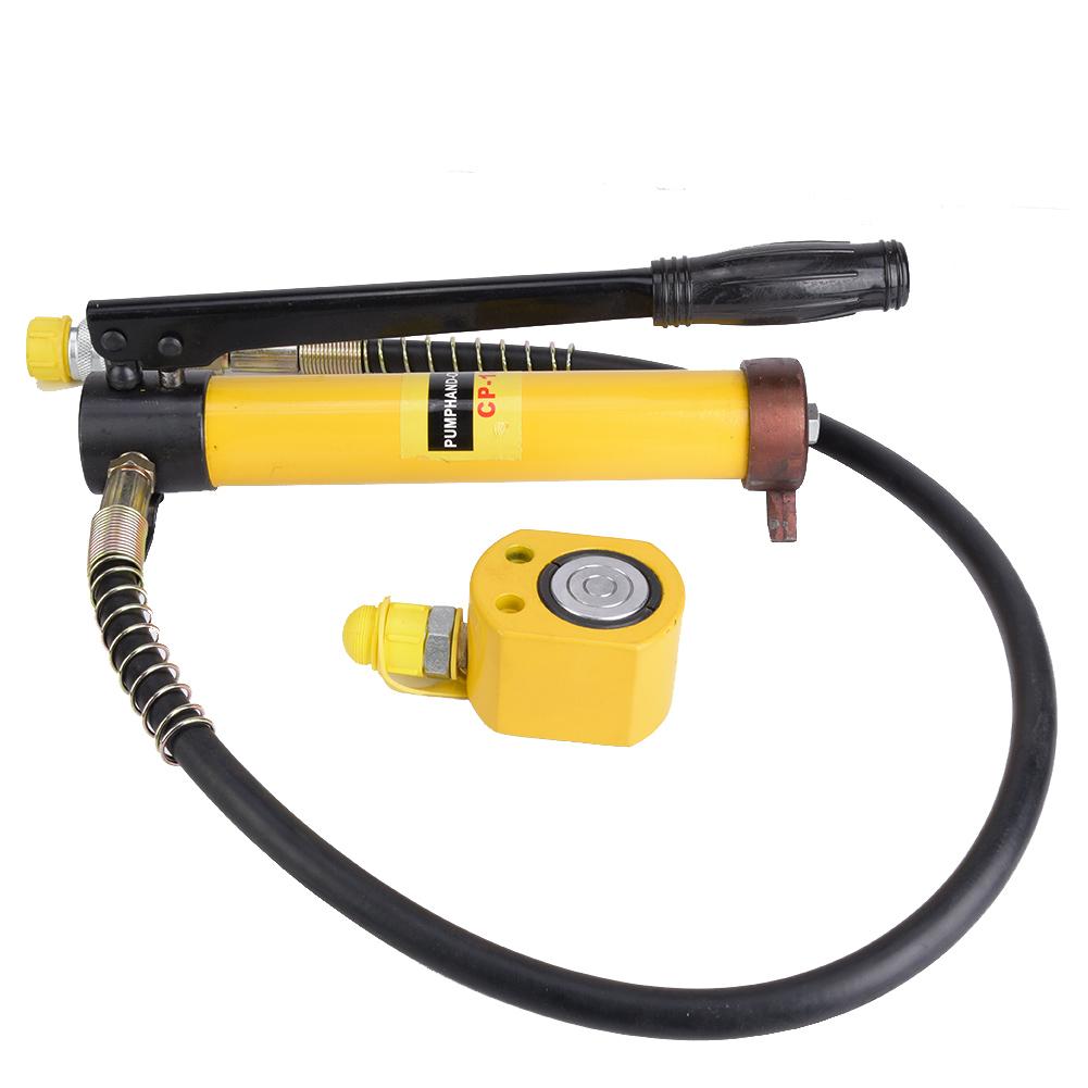 

Manual Hydraulic Pump Ultra Thin 10T Hydraulic Jack Steel Handle Lifting Tool
